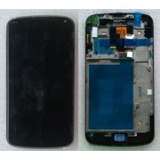 Дисплей с сенсорным экраном для LG Google Nexus 4 E960 black оригинал