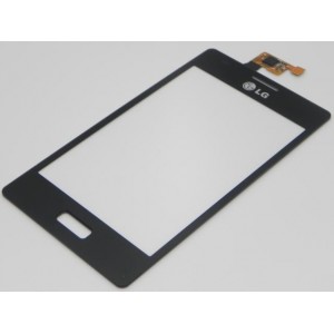 Сенсорный экран (тачскрин) для LG Optimus L5 E612 черный оригинал