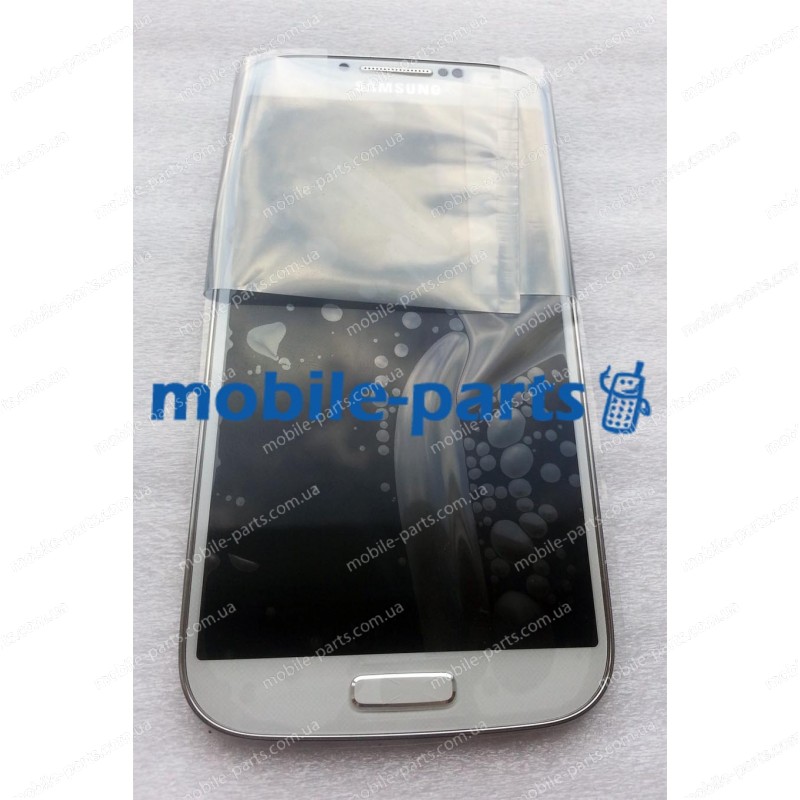 Дисплей в сборе с сенсорным экраном для Samsung I9500 Galaxy S4 белый оригинал