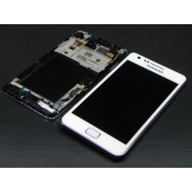 Дисплей в сборе с сенсорным экраном для Samsung I9105 Galaxy S II Plus белый оригинал