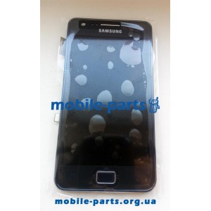 Дисплей в сборе с сенсорным экраном для Samsung I9105 Galaxy S II Plus синий оригинал