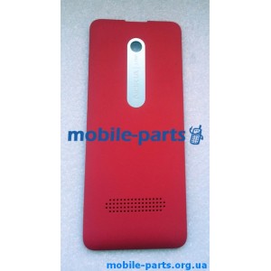 Задняя крышка для Nokia 301 красная оригинал