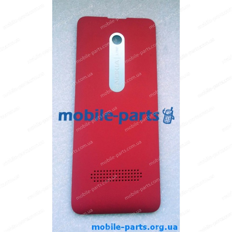 Задняя крышка для Nokia 301 красная оригинал