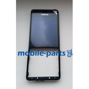 Передняя панель для Nokia 515 Gorilla Glass черная 