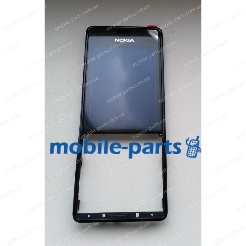 Передняя панель для Nokia 515 Gorilla Glass черная 