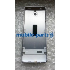 Задняя крышка для Nokia 515 металлическая серебро