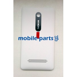 Задняя крышка для Nokia Asha 210 Dual SIM белая оригинал