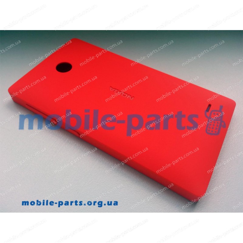 Задняя крышка для Nokia X Dual Sim красная оригинальная