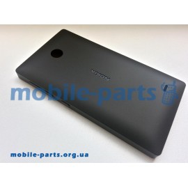 Задняя крышка для Nokia X Dual Sim черная оригинальная
