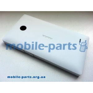 Задняя крышка для Nokia X Dual Sim белая оригинальная