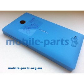 Задняя крышка для Nokia X Dual Sim голубая оригинальная
