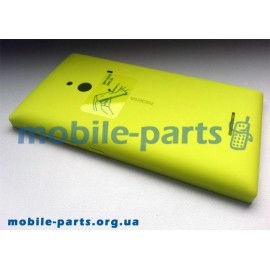 Задняя крышка для Nokia XL Dual Sim желтая оригинальная