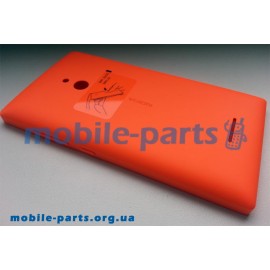 Задняя крышка для Nokia XL Dual Sim оранжевая оригинальная