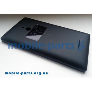 Задняя крышка для Nokia XL Dual Sim черная оригинальная