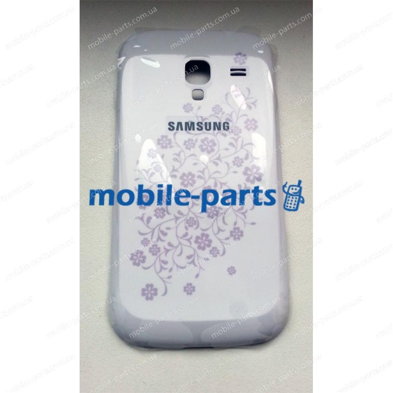 Задняя крышка для Samsung I8160 Galaxy Ace 2 белая  с рисунком La Fleur