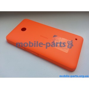 Задняя крышка для Nokia Lumia 630 оранжевая оригинальная