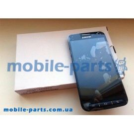 Дисплей в сборе с сенсорным стеклом (тачскрином) для Samsung I8580 GALAXY Core Advance синий оригинал