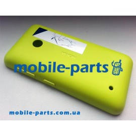 Задняя крышка для Nokia Lumia 530 Dual Sim желтая оригинал
