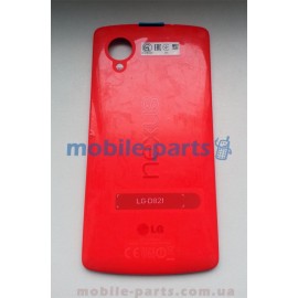 Задняя крышка для LG Google Nexus 5 D820, D821 красная оригинал Б.У.