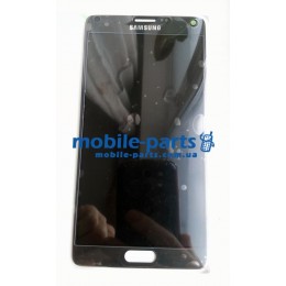 Дисплей в сборе с тачскрином  для Samsung N910H Galaxy Note 4 черный оригинал