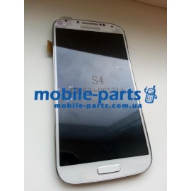 Дисплей в сборе с сенсорным экраном для Samsung I9500 Galaxy S4 белый La Fleur оригинал