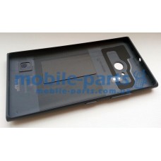 Задняя крышка для Nokia Lumia 730 Dual Sim темно серая оригинал