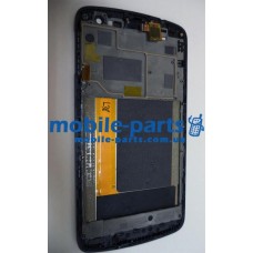 Дисплей с передней панелью и тачскрином для Lenovo S920 черный оригинал