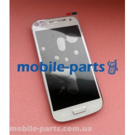Дисплей в сборе c сенсорным экраном(тачскрином) для Samsung I9192, I9190 Galaxy S4 Mini белый La Fleur оригинал
