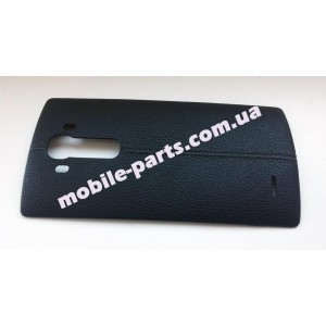 Задняя кожаная крышка для LG G4 H818P Dual Black оригинал