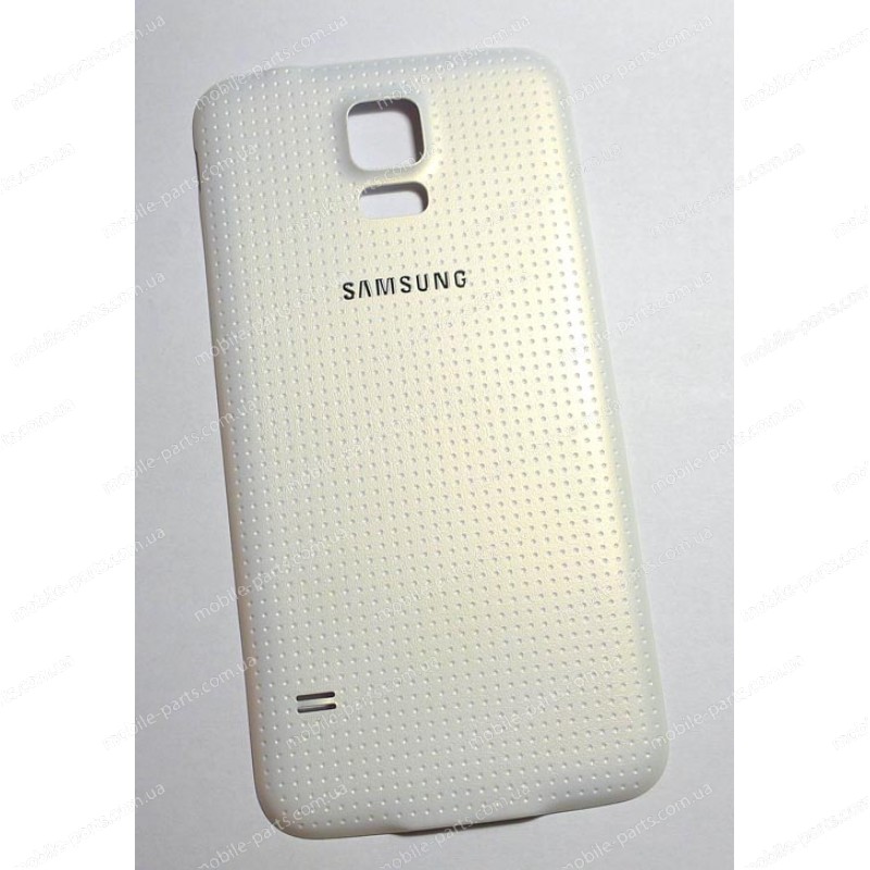 Задняя крышка для Samsung G900F, G900H Galaxy S5 белая оригинальная