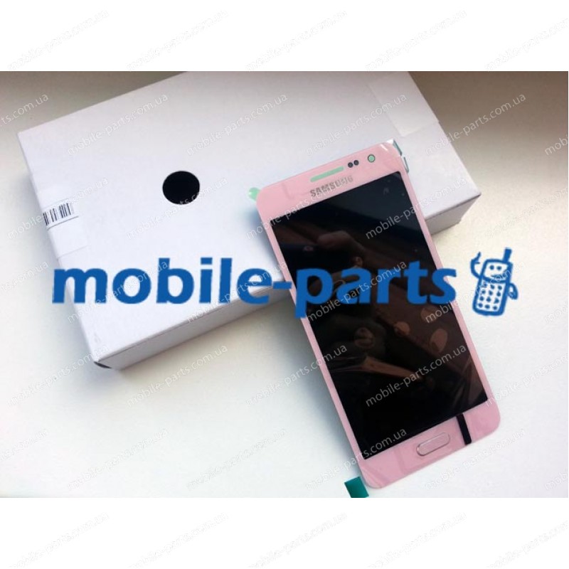 Дисплейный модуль (сборка дисплея и тачскрина) для Samsung SM-A300 Galaxy A3 Pink оригинал