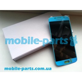 Дисплей в сборе с сенсорным экраном(тачскрином) для Samsung G920 Galaxy S6 Blue оригинал