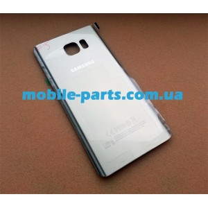Задняя стеклянная крышка для Samsung N920 Galaxy Note 5 Gold оригинал