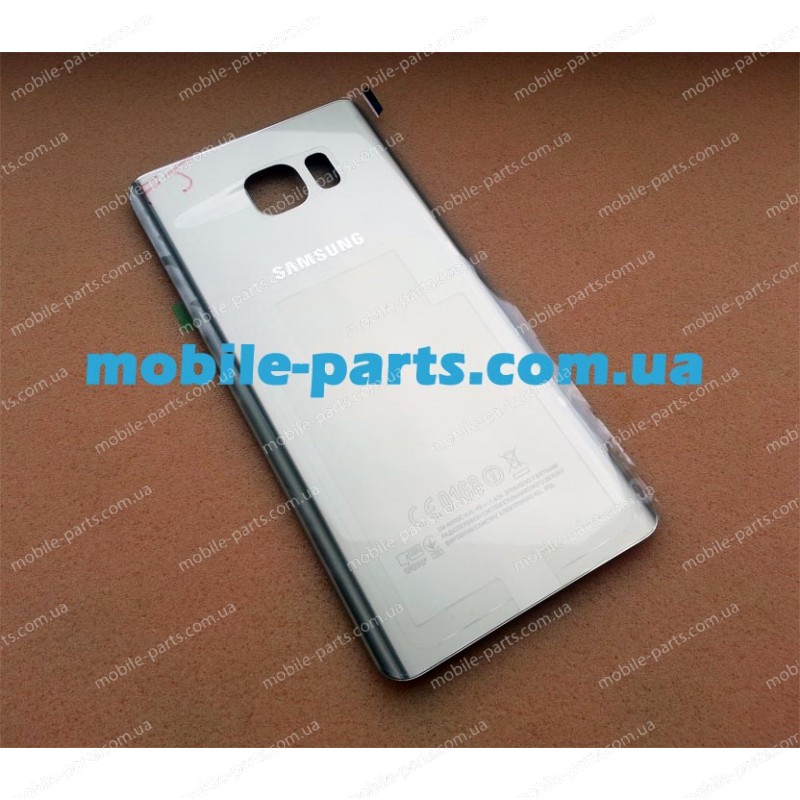 Задняя стеклянная крышка для Samsung N920 Galaxy Note 5 Gold оригинал