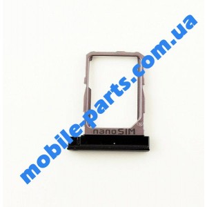 Держатель SIM карты для LG H791 Nexus 5X черный оригинал