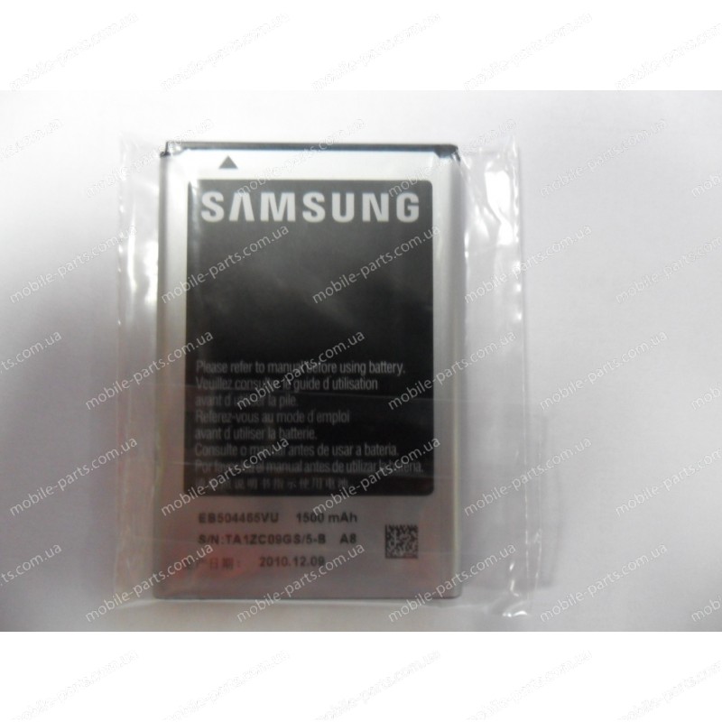 Оригинальный аккумулятор EB504465VU 1500 мАч для Samsung S8500 Wave, S8530 Wave 2, B7620, I6410, I8700 Omnia 7