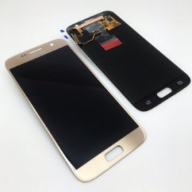 Дисплей Super AMOLED в сборе с сенсорным стеклом (тачскрином) для Samsung Galaxy S7 G930F Gold оригинал