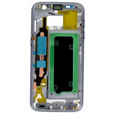Средняя металлическая часть корпуса с боковыми кнопками для Samsung Galaxy S7 G930F Black ориигнал