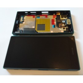 Дисплей в сборе с передней панелью и тачскрином для Sony Xperia Z5 Compact E5823 Black оригинал