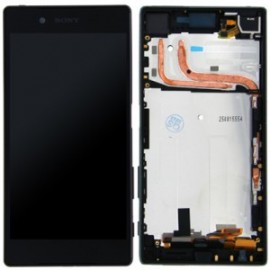 Дисплей в сборе с передней панелью и тачскрином для Sony Xperia Z5 Dual E6683 Black оригинал
