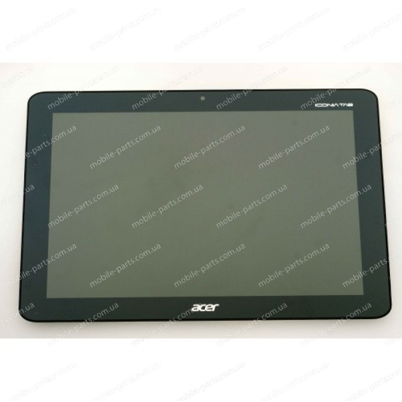 Дисплей в сборе с передней панелью и сенсором для Acer Iconia Tab A211 Black оригинал