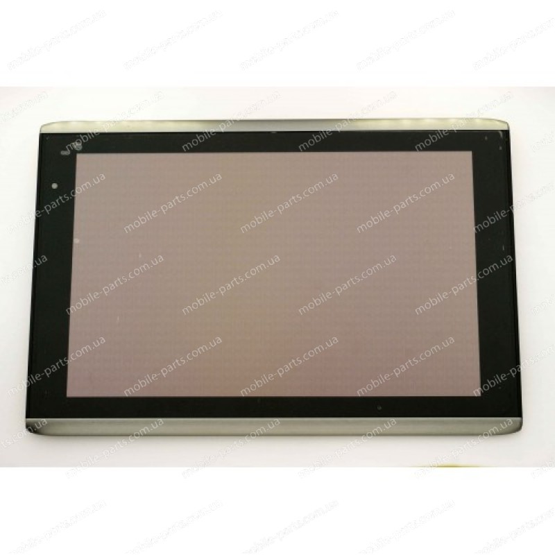 Дисплей в сборе с передней панелью и сенсором для Acer Iconia Tab A500, 501 Black оригинал