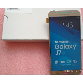 Дисплей Super AMOLED в сборе с сенсорным стеклом (тачскрином) для Samsung Galaxy J7 2016 J710 Gold оригинал
