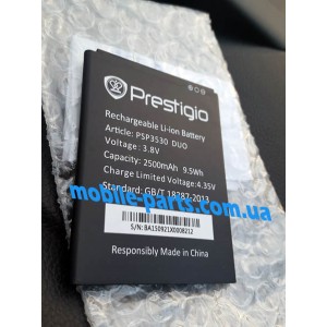 Оригинальный аккумулятор 2500 мАч для Prestigio MultiPhone 3531 Muze E3, MultiPhone Muze A7 7530