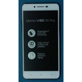 Дисплей в сборе с передней панелью и сенсором для Lenovo K5 Plus White оригинал