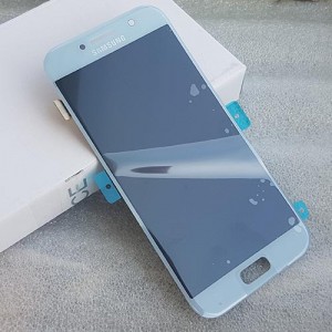 Дисплей Super AMOLED в сборе с сенсорным стеклом (тачскрином) для Samsung Galaxy A5 2017 A520 Blue оригинал
