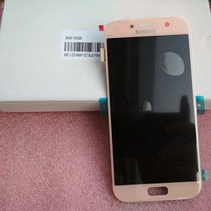 Дисплей Super AMOLED в сборе с сенсорным стеклом (тачскрином) для Samsung Galaxy A5 2017 A520 Pink оригинал
