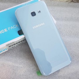 Задняя стеклянная крышка Gorilla Glass для Samsung Galaxy A5 2017 A520 Blue оригинал