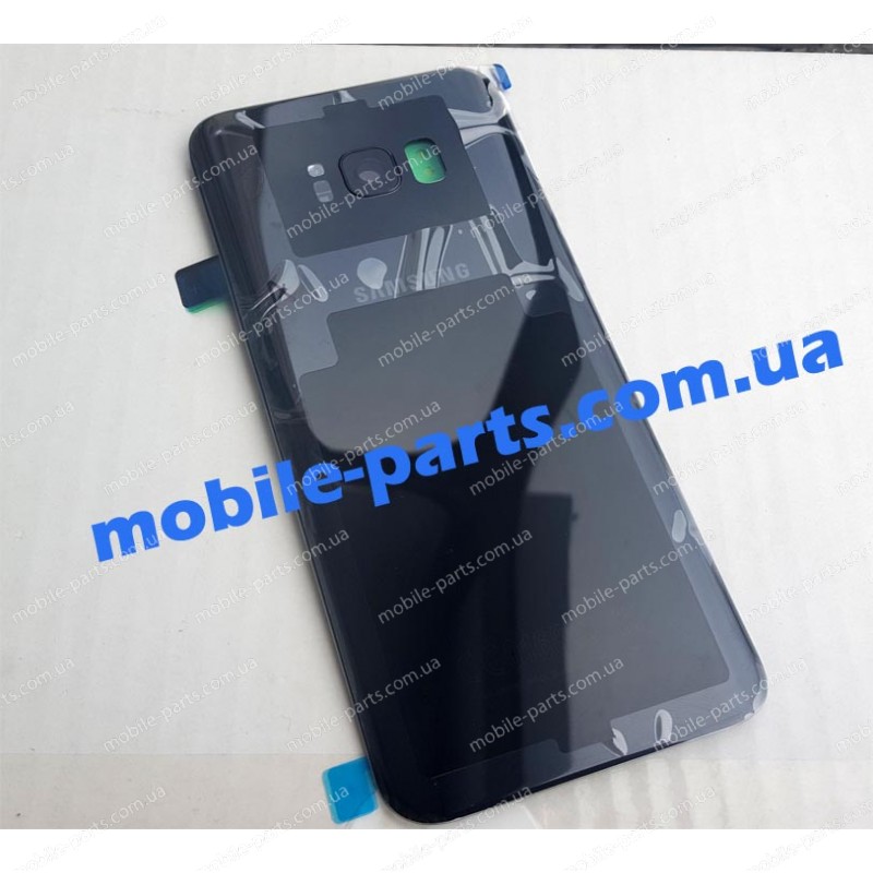 Задняя стеклянная крышка Gorilla Glass для Samsung Galaxy S8 SM-G950 Black оригинал