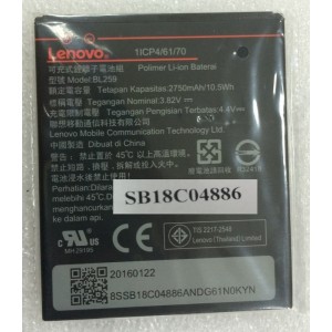 Оригинальный аккумулятор 2750 мАч BL259 для Lenovo K5 Plus A6020a46